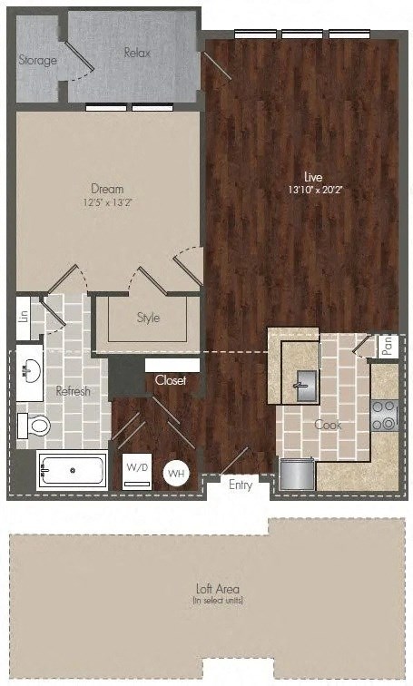 Floorplan A2 - Dealy at Prairie Crossing, Farmers Branch